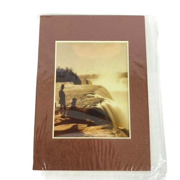 Couple Niagara Falls‎ NY Stereoview 3d Photo - Picture 1 of 8